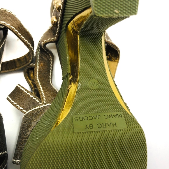 NEW!! Marc by Marc Jacobs Stud High Heels Sandals - Picture 7 of 7